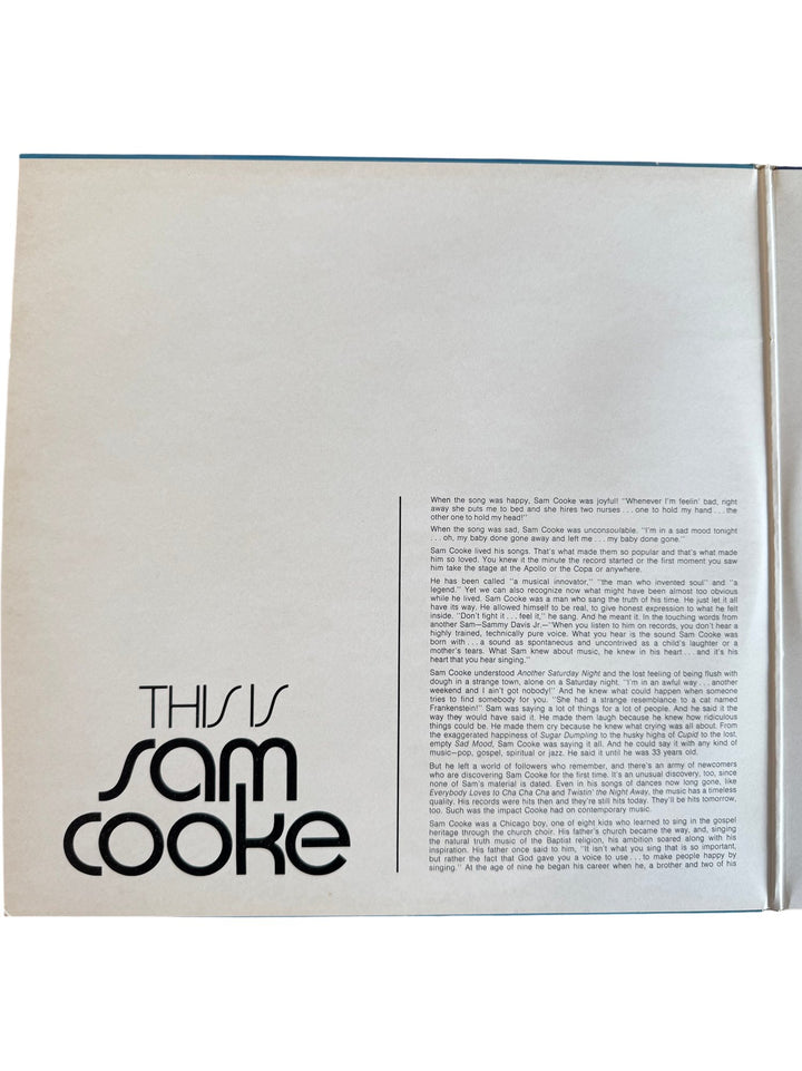 This Is Sam Cooke 1970s Vinyl Record Set - Good - Think Vintage ltd