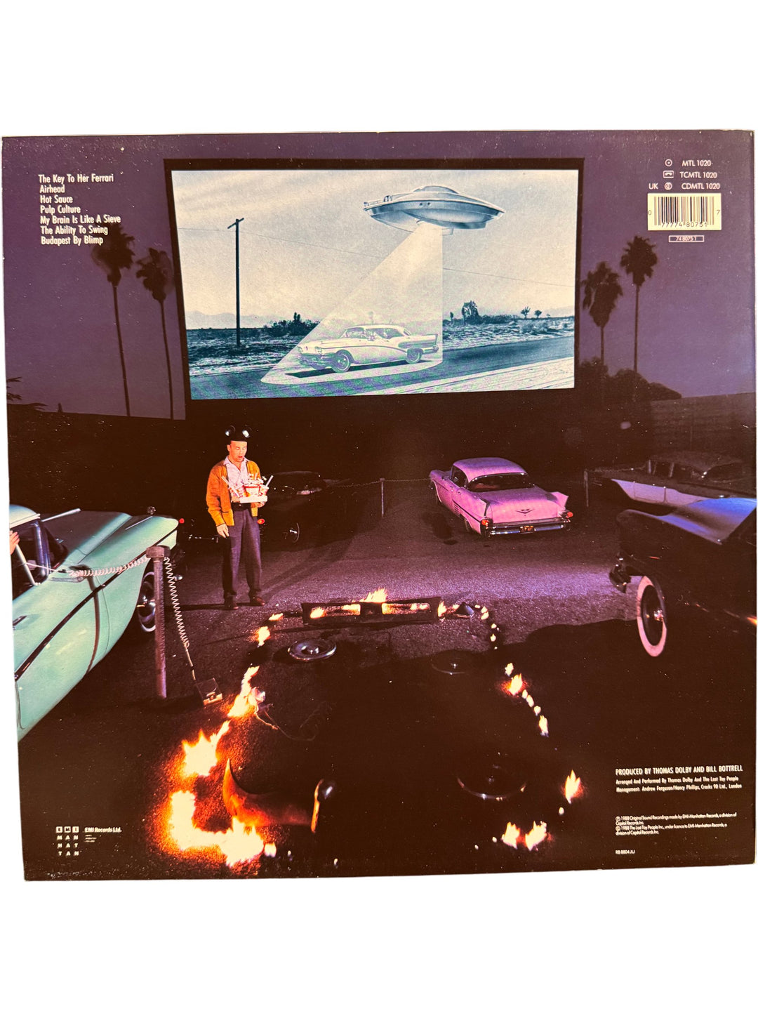 Thomas Dolby Aliens Ate My Buick Vinyl - Think Vintage ltd