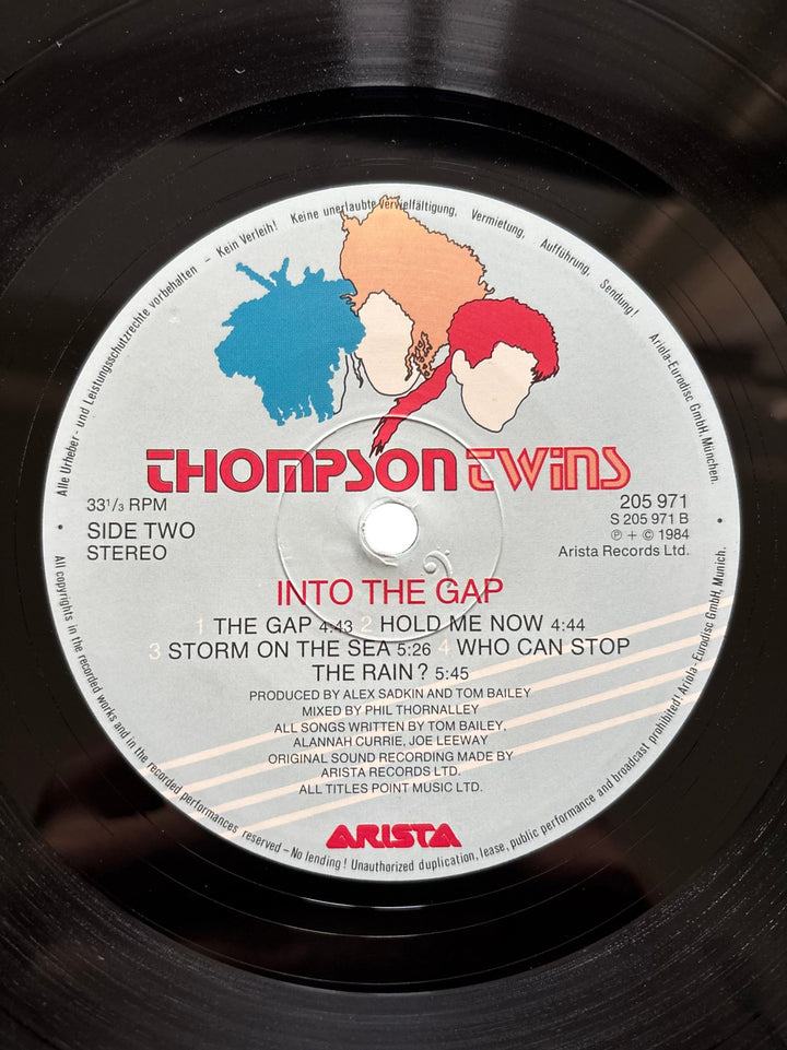 Thompson Twins Album 'Into The Gap' Vinyl Record - Good - Think Vintage ltd