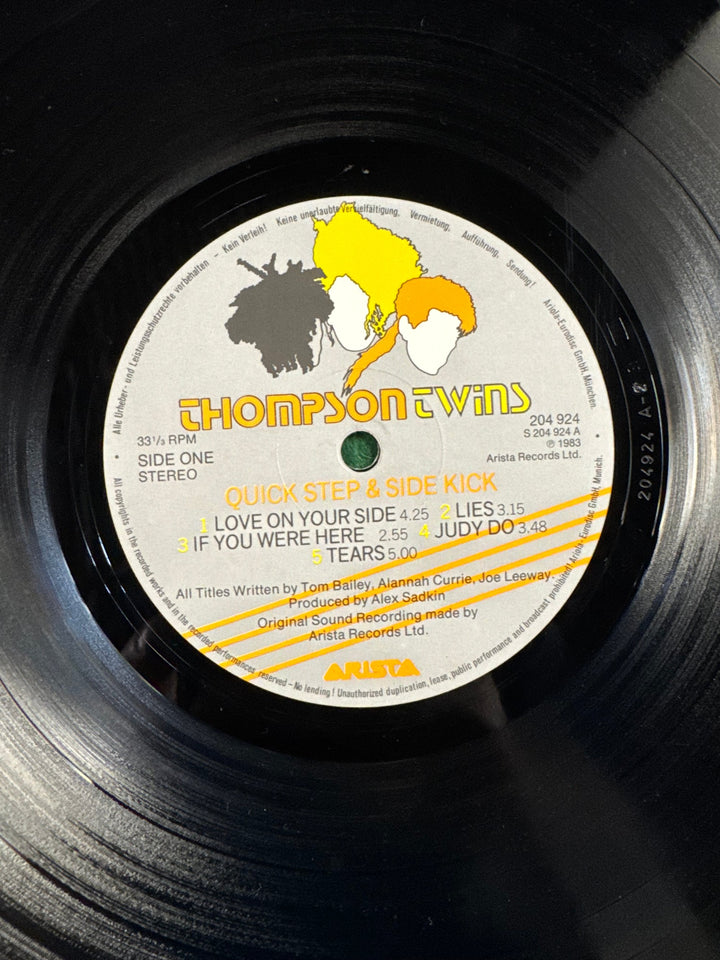 Thompson Twins Quick Step & Side Kick Vinyl Record - Think Vintage