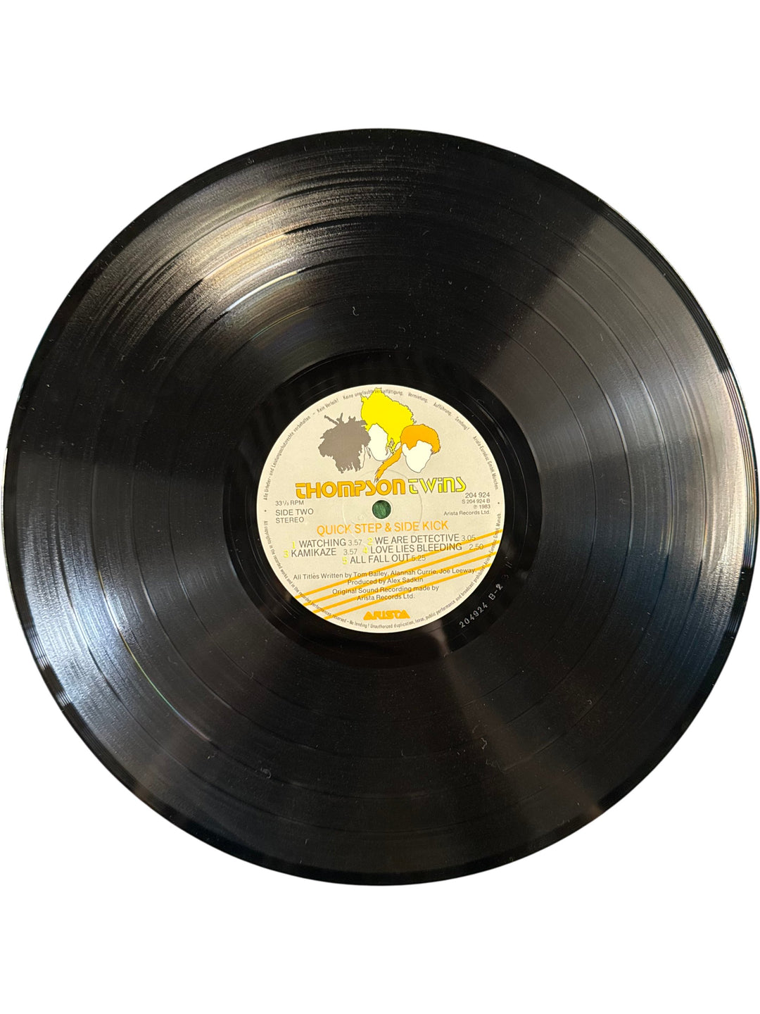 Thompson Twins Quick Step & Side Kick Vinyl Record - Think Vintage