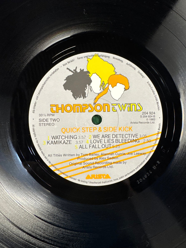 Thompson Twins Quick Step & Side Kick Vinyl Record - Think Vintage