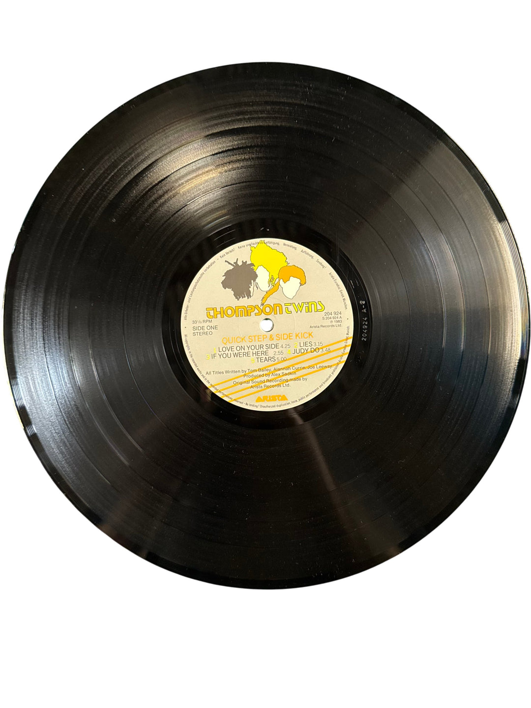 Thompson Twins Quick Step & Side Kick Vinyl Record - Think Vintage Online Ltd