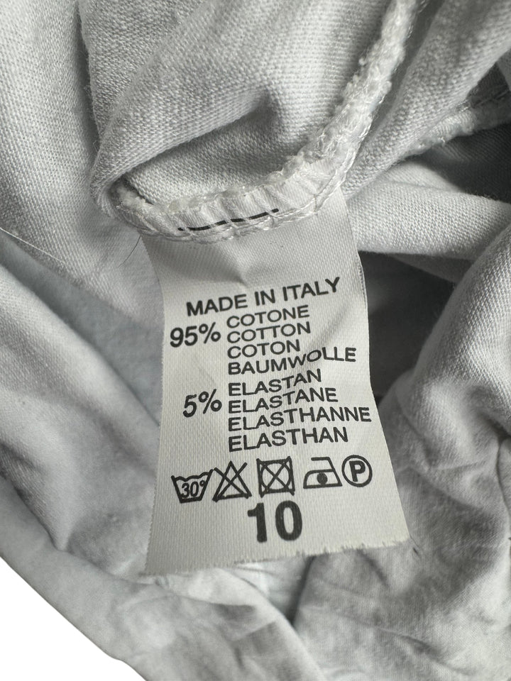 TikTok Logo White T-Shirt - S - Think Vintage