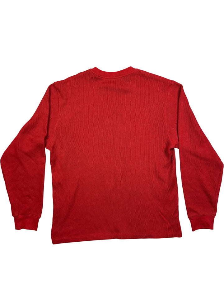 Timberland Red Long Sleeve Cotton Jumper - M - Think Vintage ltd
