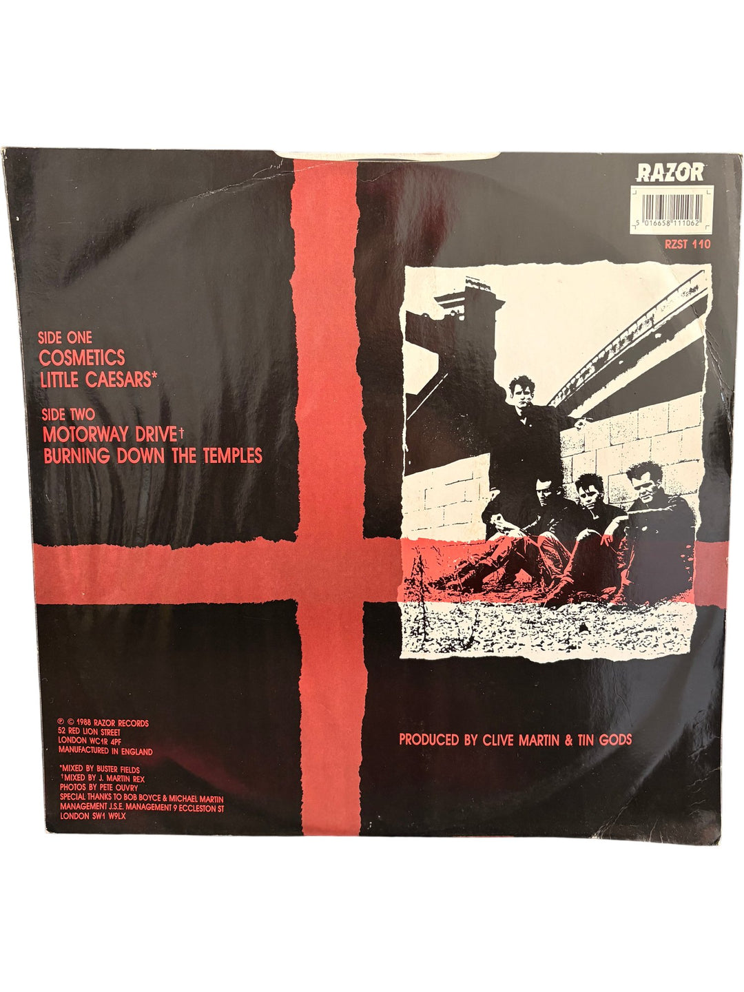Tin Gods Cosmetics EP Vinyl - Fair - Think Vintage ltd