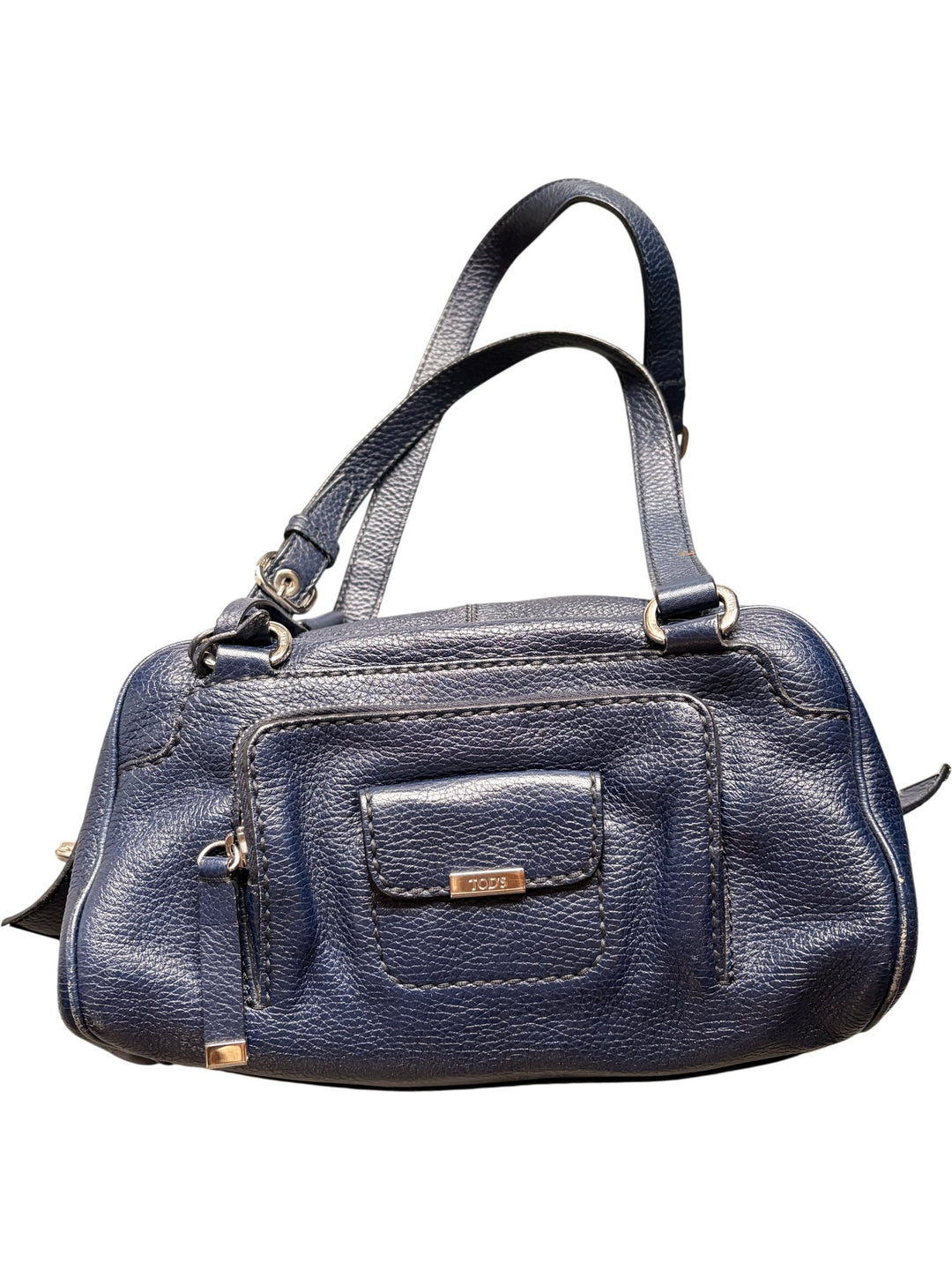 Tod's Navy Leather Handbag