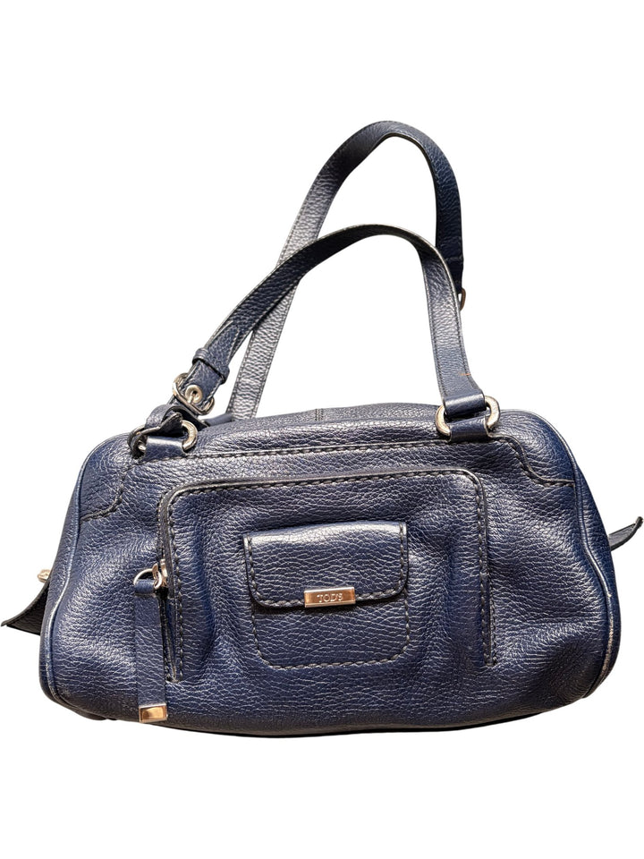 Tod's Navy Leather Handbag