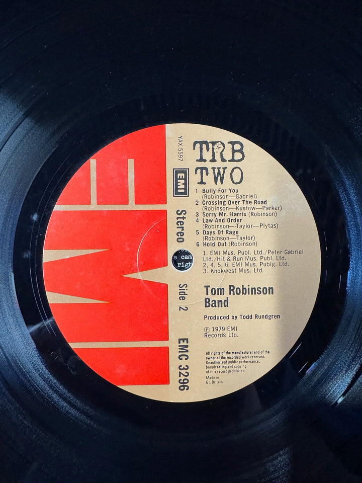 Tom Robinson Band TRB Two Vinyl LP 1979