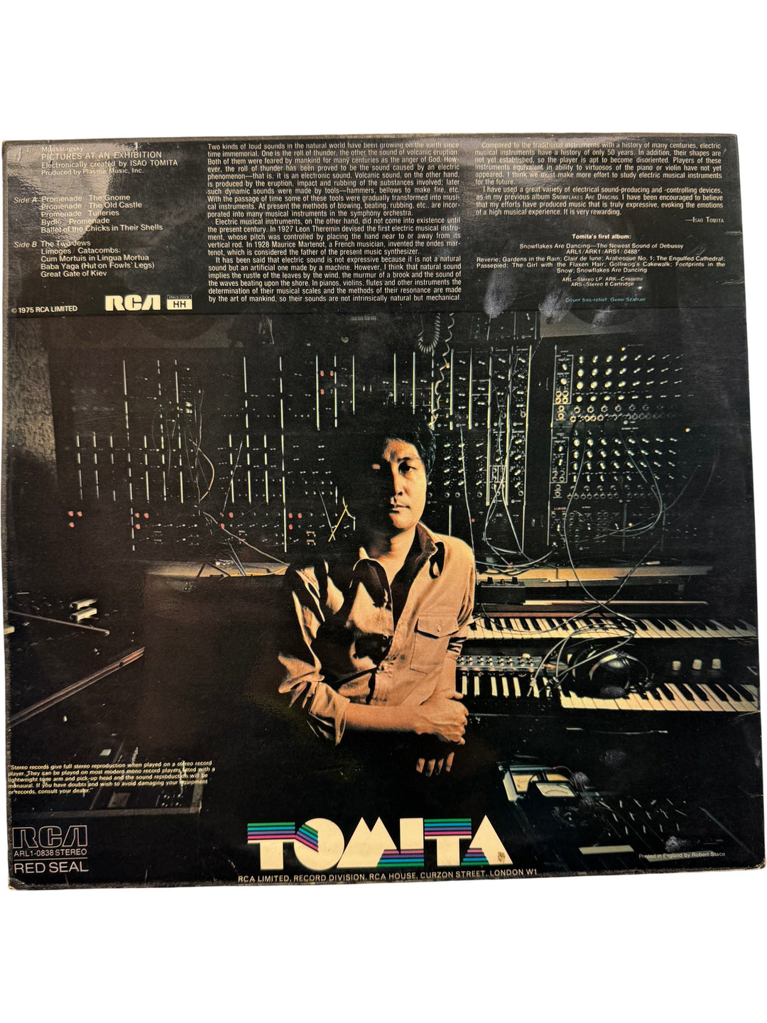 Tomita Pictures At An Exhibition Vinyl - Think Vintage ltd