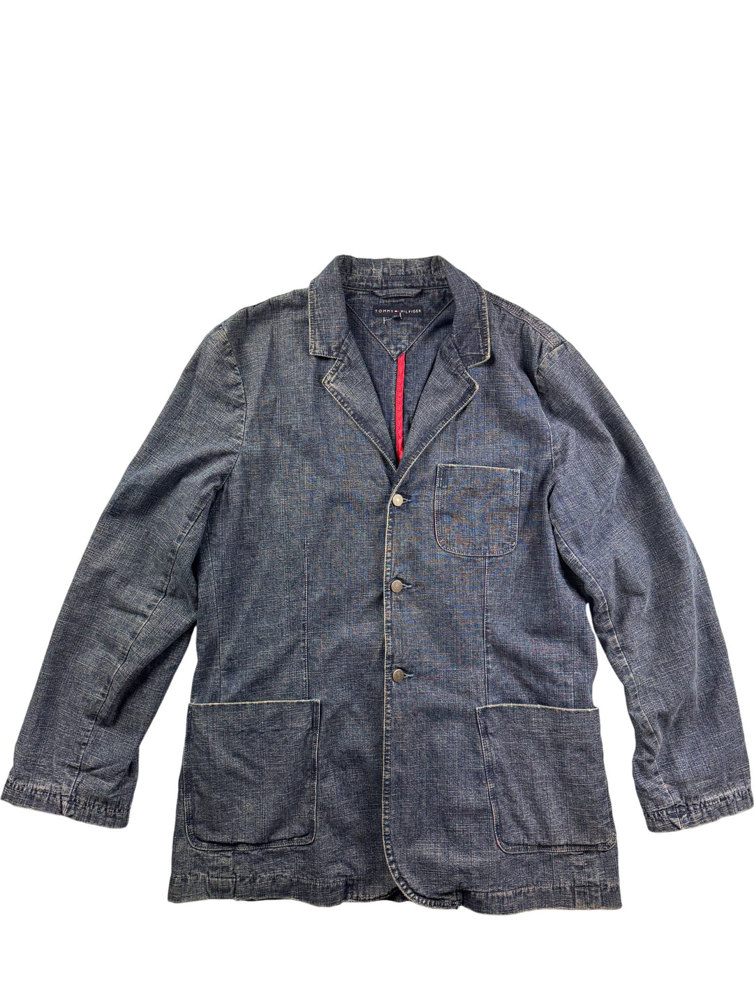 Tommy Hilfiger Denim Trucker Jacket - L - Think Vintage