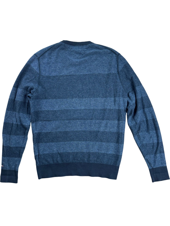 Tommy Hilfiger Striped Knit Sweater - M - Think Vintage ltd