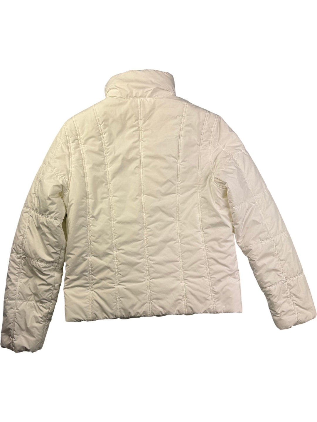 Tommy Hilfiger White Puffer Jacket - M - Think Vintage ltd