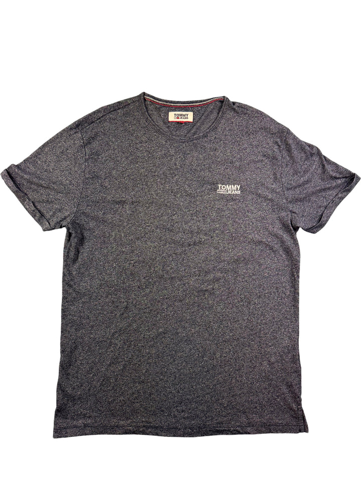 Tommy Jeans Heather Grey T-Shirt - M - Think Vintage ltd