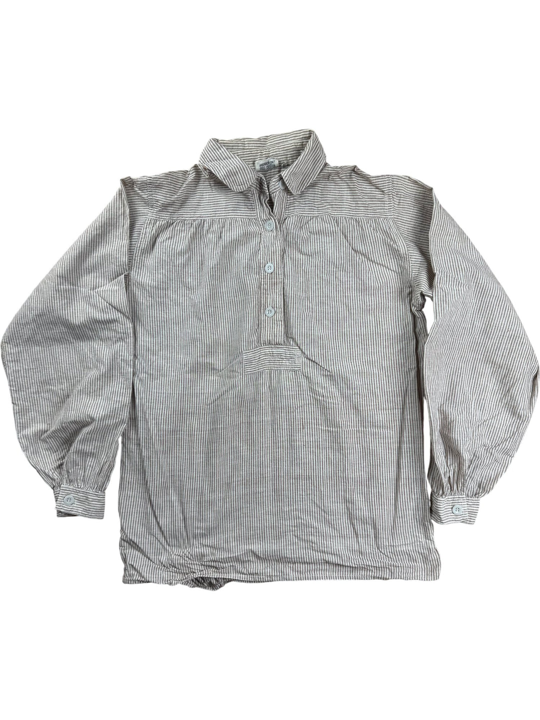 Tony Burgess Striped Long Sleeve Shirt - M - Think Vintage ltd