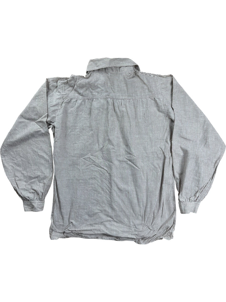 Tony Burgess Striped Long Sleeve Shirt - M - Think Vintage ltd