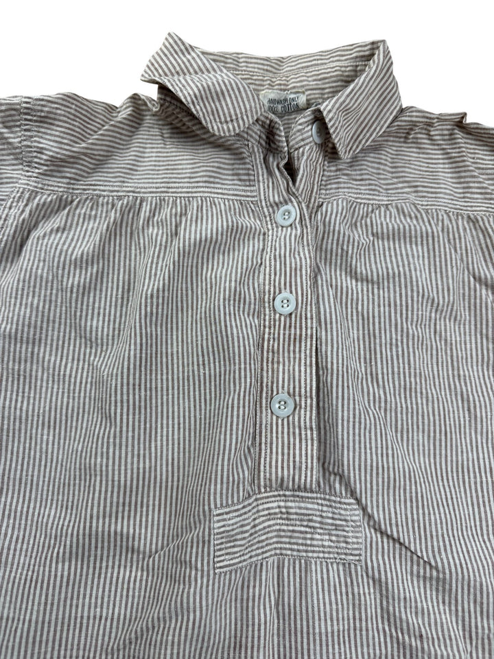 Tony Burgess Striped Long Sleeve Shirt - M - Think Vintage ltd