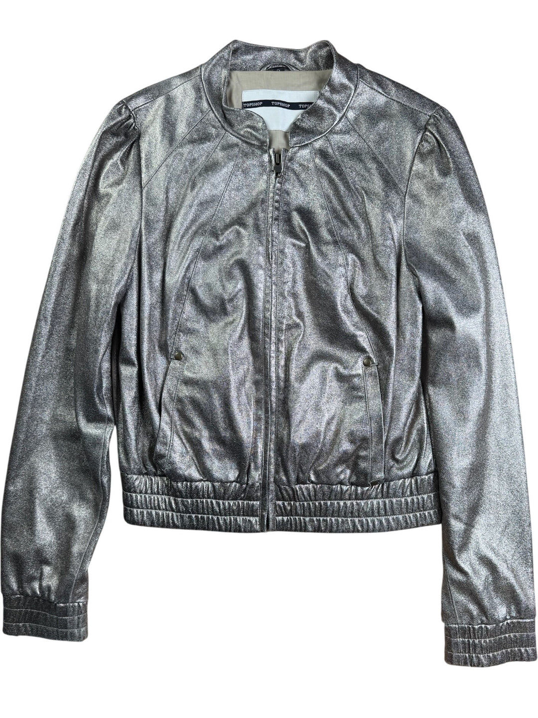Topshop Metallic Jacket - S