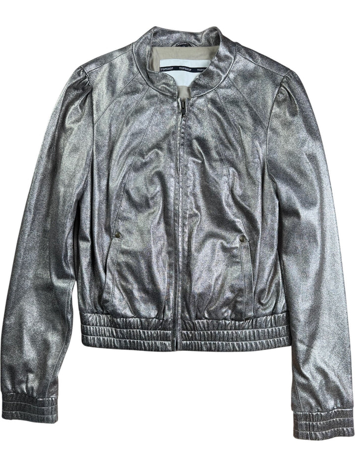 Topshop Metallic Jacket - S