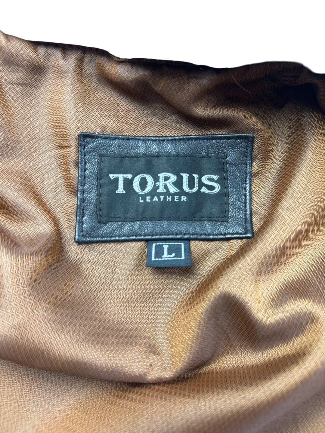 Torus Leather Jacket - L - Think Vintage Online Ltd