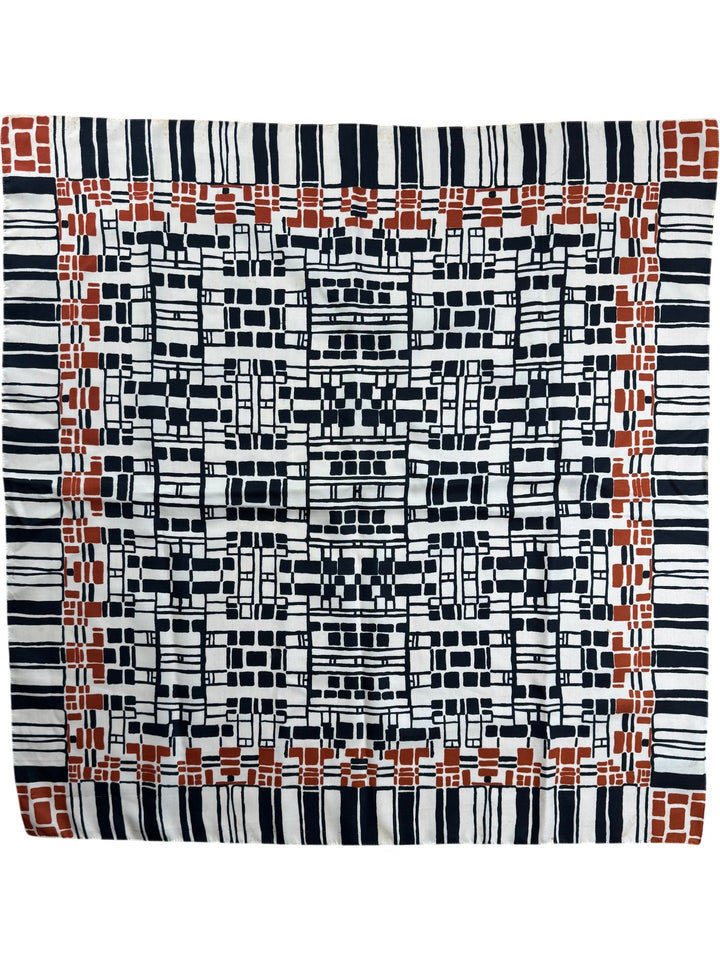 Totes Rain Scarf With Geometric Pattern - Think Vintage ltd