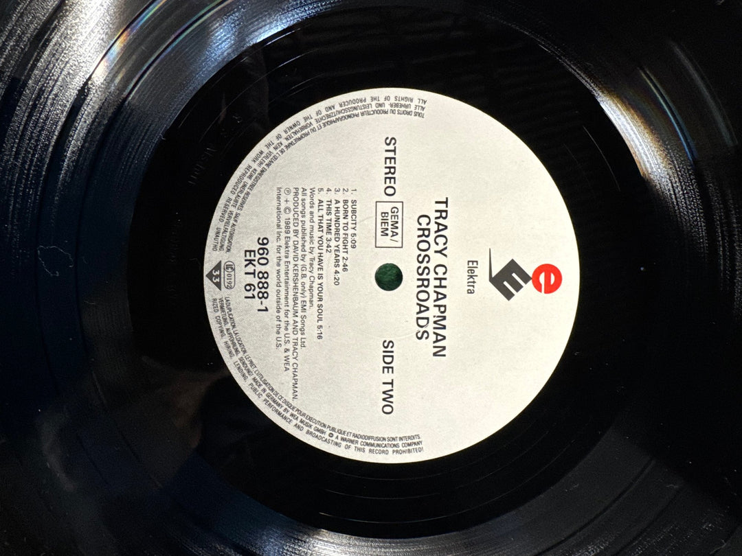 Tracy Chapman Crossroads Vinyl Record - Think Vintage Online Ltd