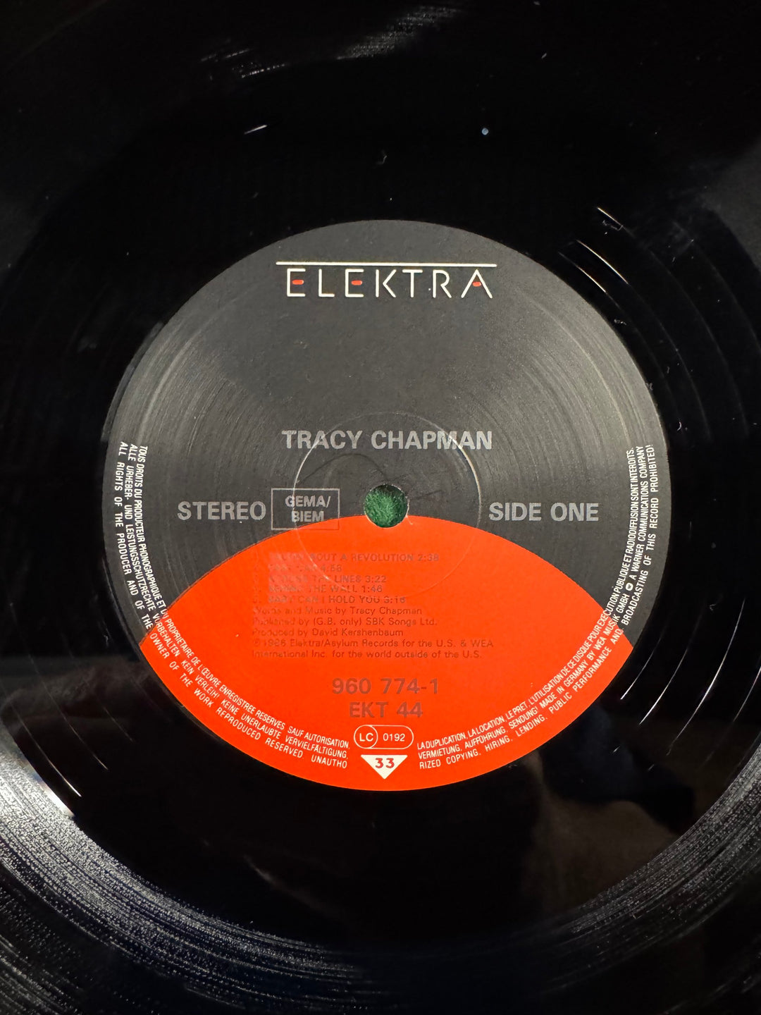 Tracy Chapman Self-Titled Vinyl Album - Think Vintage ltd
