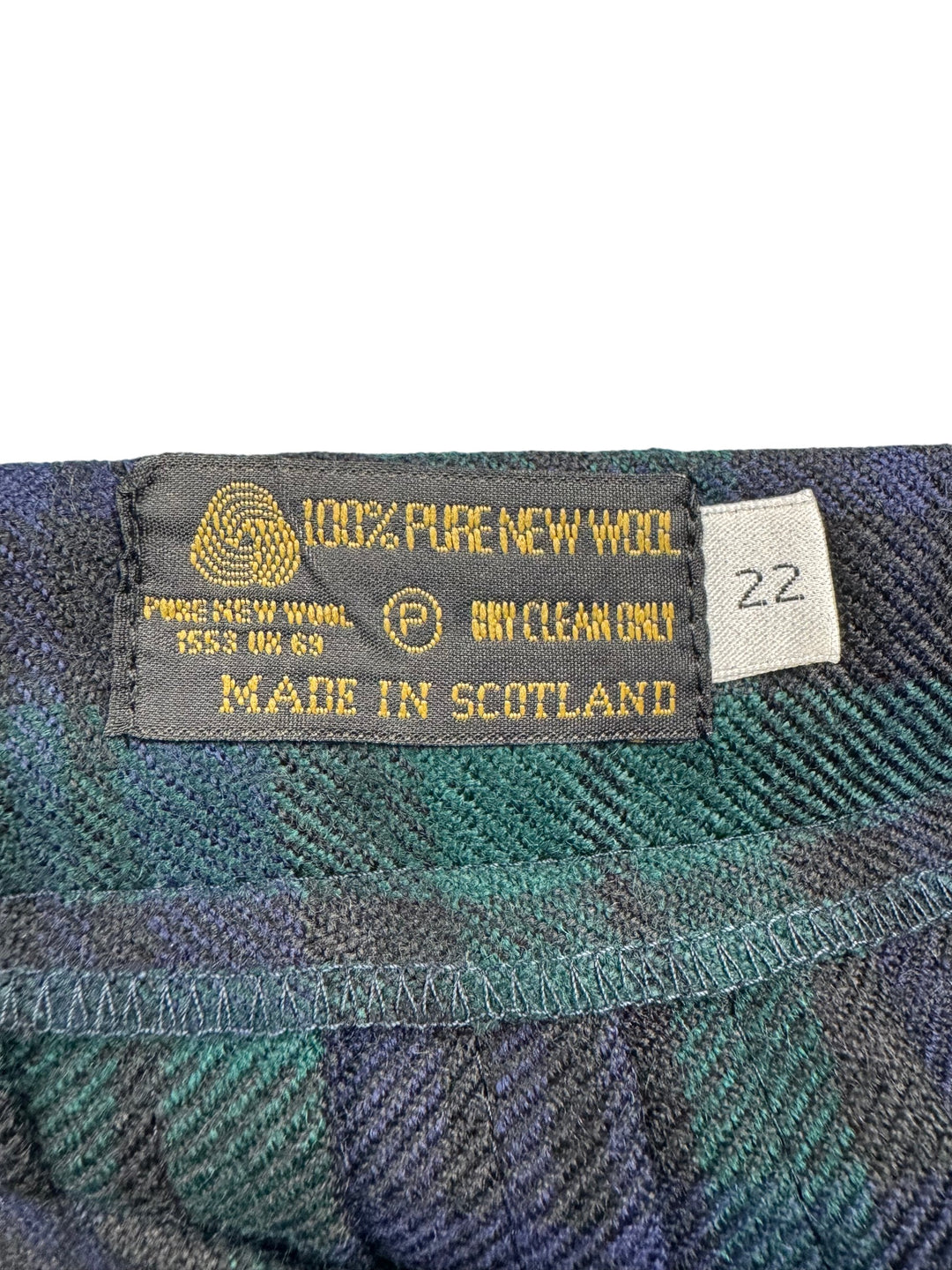 Traditional Scottish Tartan Kilt - L - Think Vintage