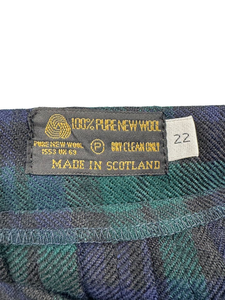 Traditional Scottish Tartan Kilt - L - Think Vintage ltd