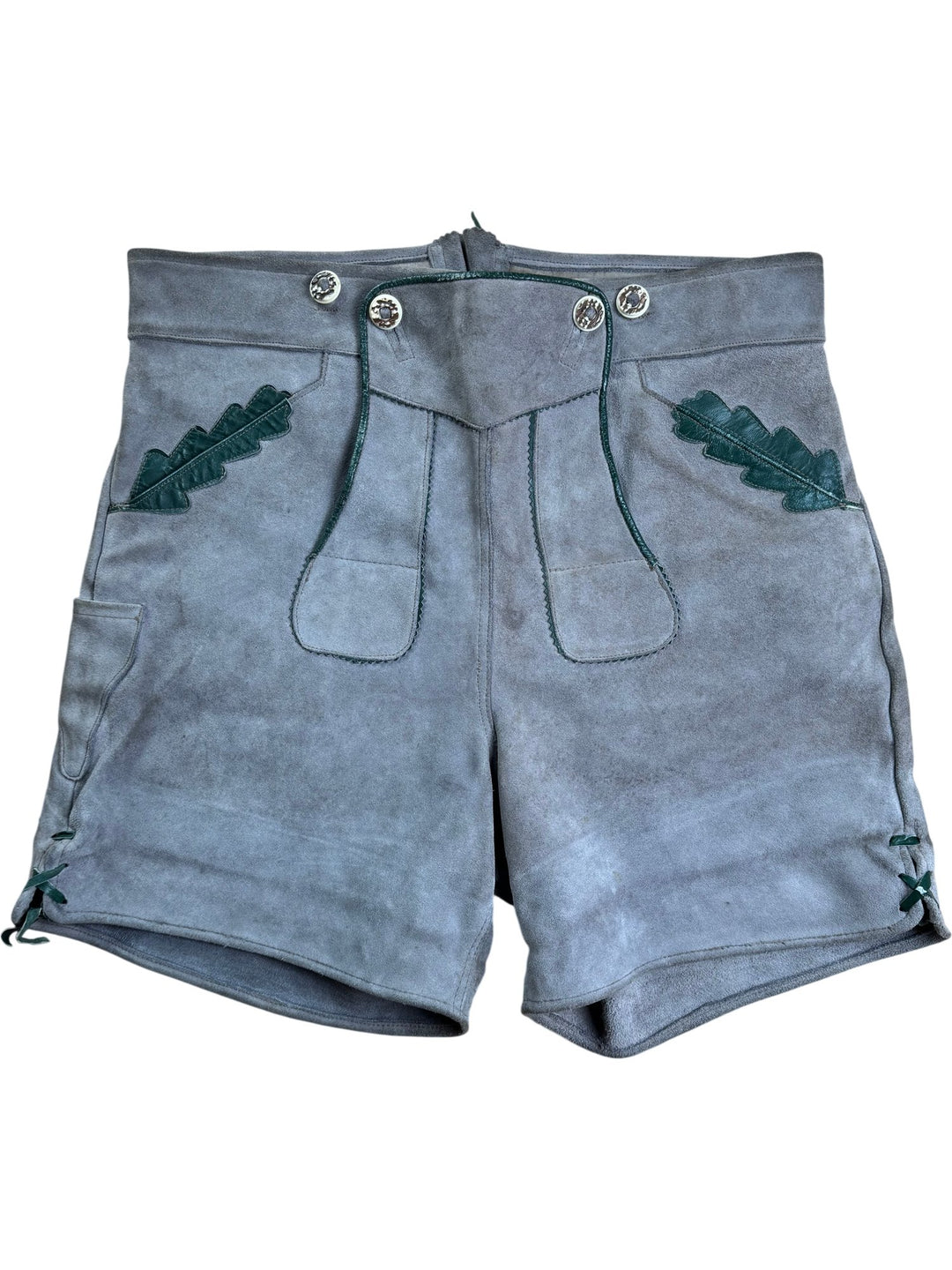 Traditional Suede Lederhosen Shorts - W34 - Think Vintage ltd