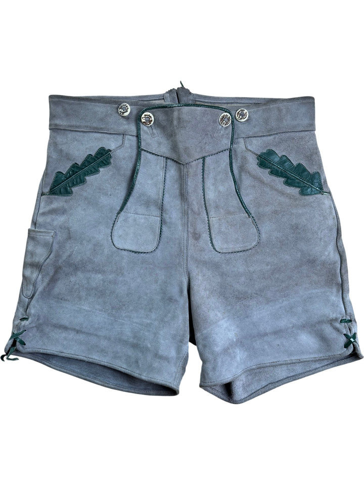 Traditional Suede Lederhosen Shorts - W34 - Think Vintage ltd