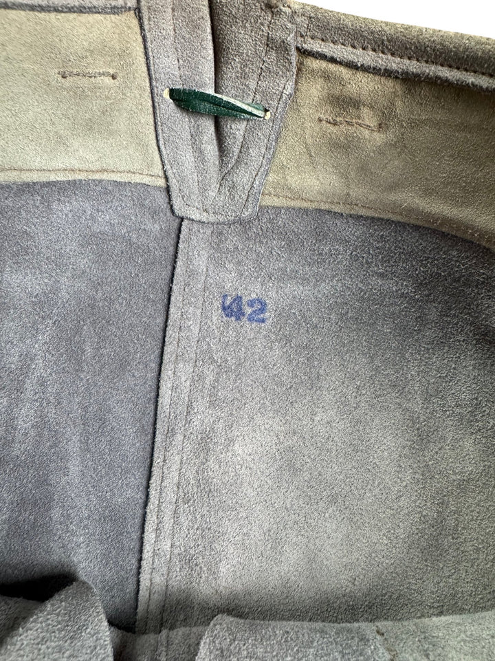 Traditional Suede Lederhosen Shorts - W34 - Think Vintage ltd