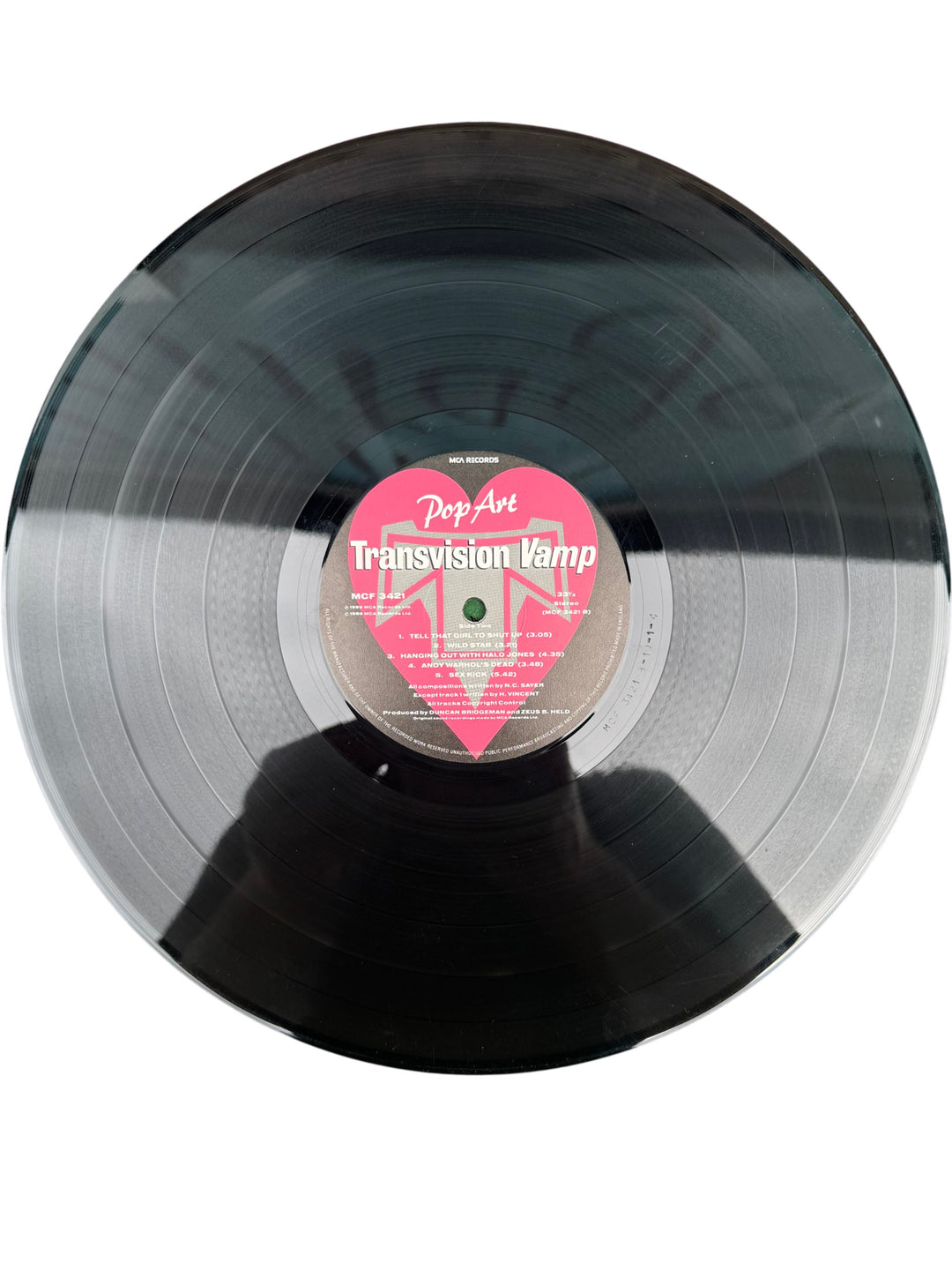 Transvision Vamp Pop Art Vinyl Record - Think Vintage Online Ltd