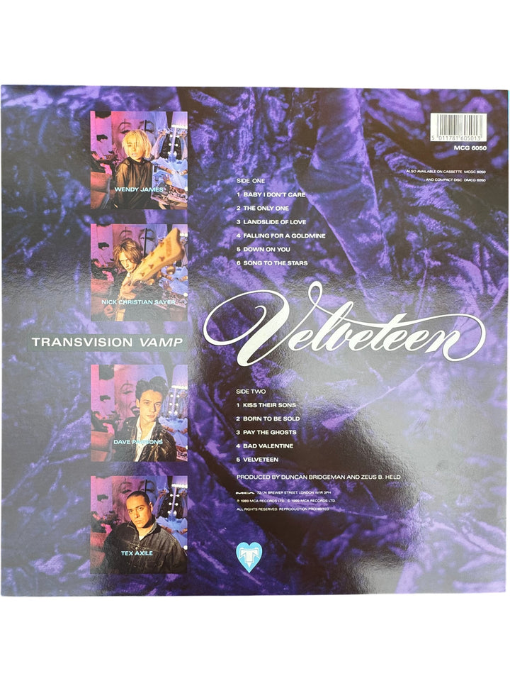 Transvision Vamp Velveteen Vinyl Record - Think Vintage Online Ltd