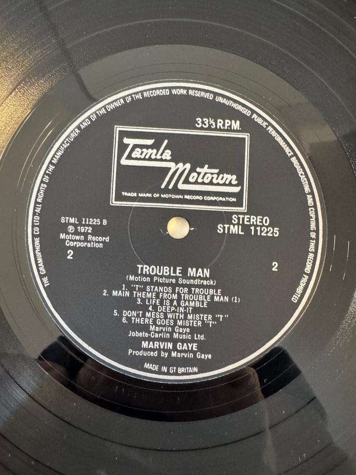 Trouble Man Soundtrack Vinyl Record - Very Good - Think Vintage ltd