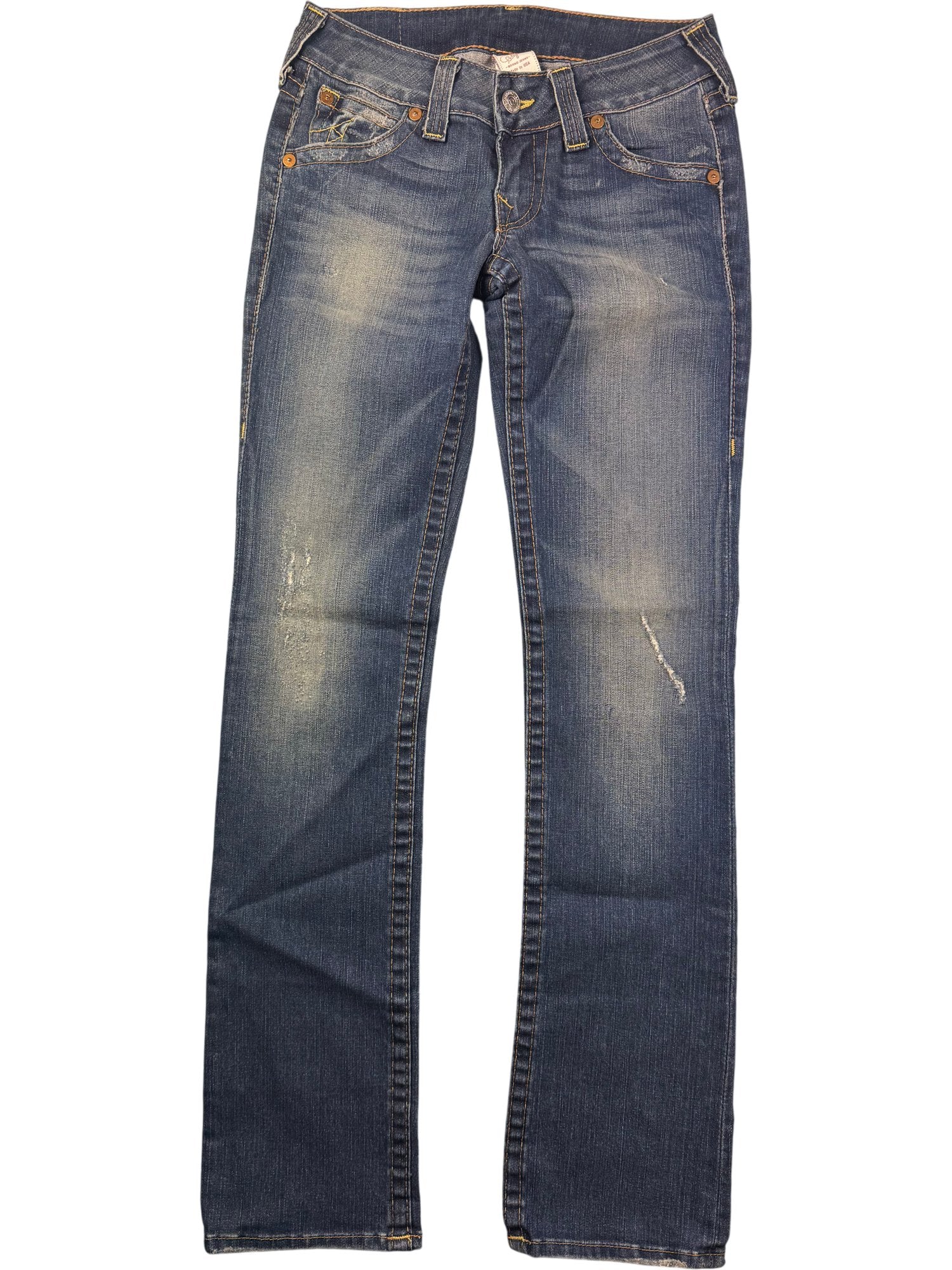 True Religion Straight Leg Jeans - W30 - Think Vintage ltd