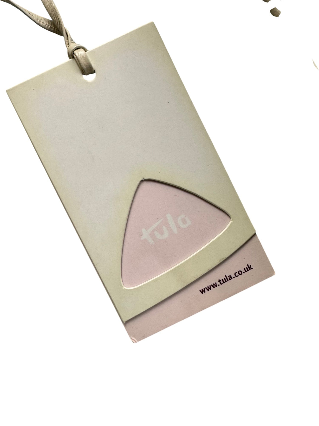 Tula Beige Leather Shoulder Bag - Think Vintage ltd