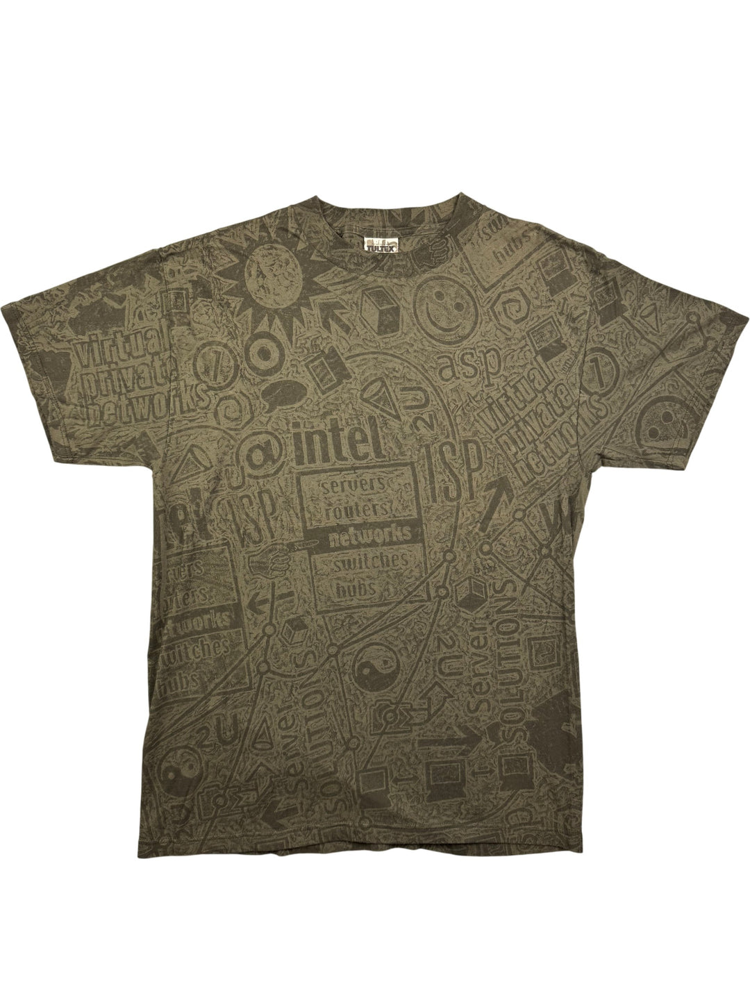 Tultex Graphic T-Shirt - L - Think Vintage