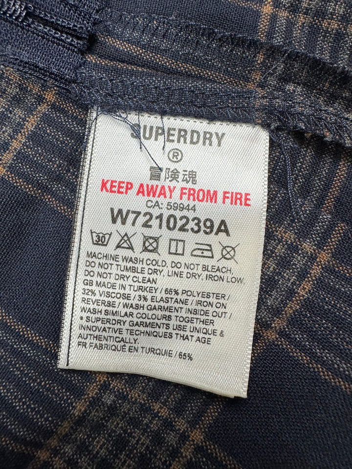 Tweed Plaid Mini Skirt - M - Think Vintage ltd