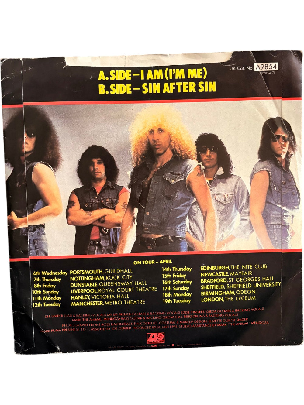 Twisted Sister I Am (I'm Me) Vinyl - Fair - Think Vintage ltd