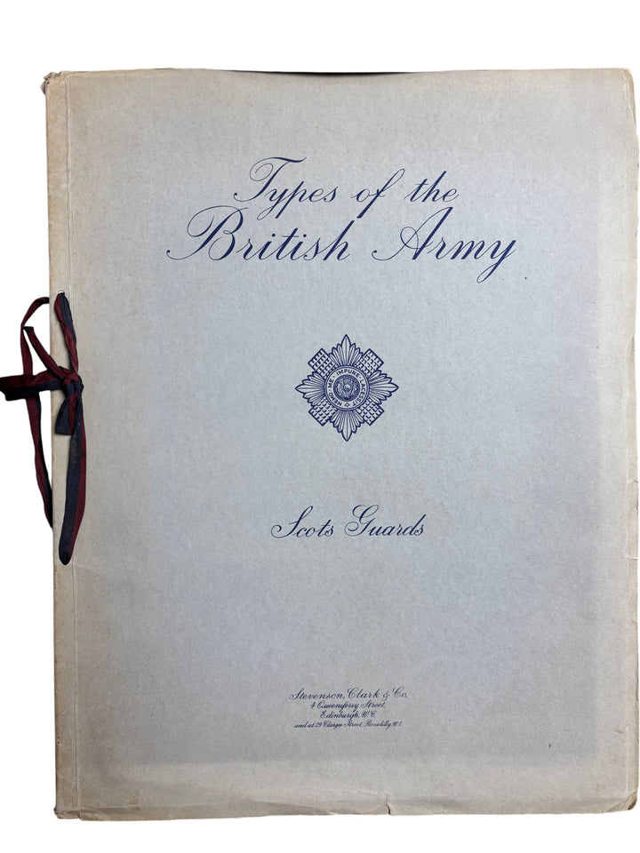 Types Of The British Army Scots Guards Prints Stevenson Clark - Think Vintage Online Ltd