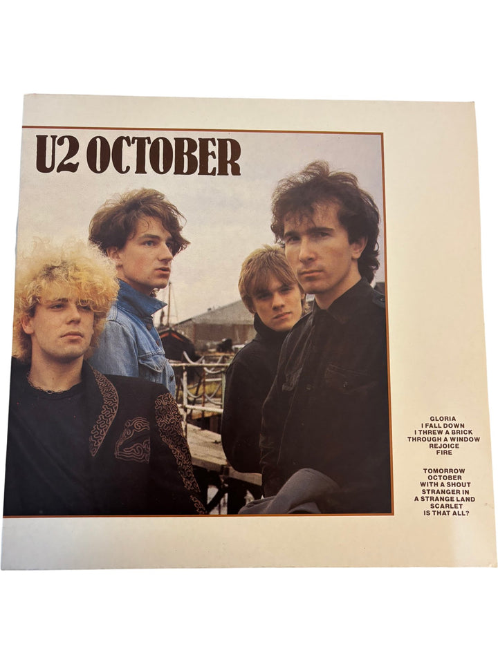 U2 October Vinyl Record - NM/Mint - Think Vintage ltd