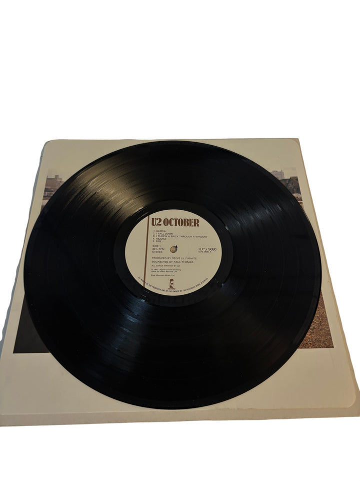 U2 October Vinyl Record - NM/Mint - Think Vintage ltd