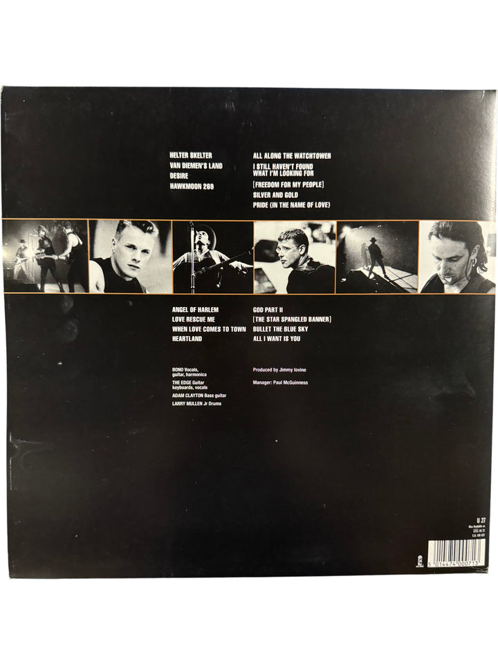 U2 Rattle And Hum Vinyl Album - Think Vintage