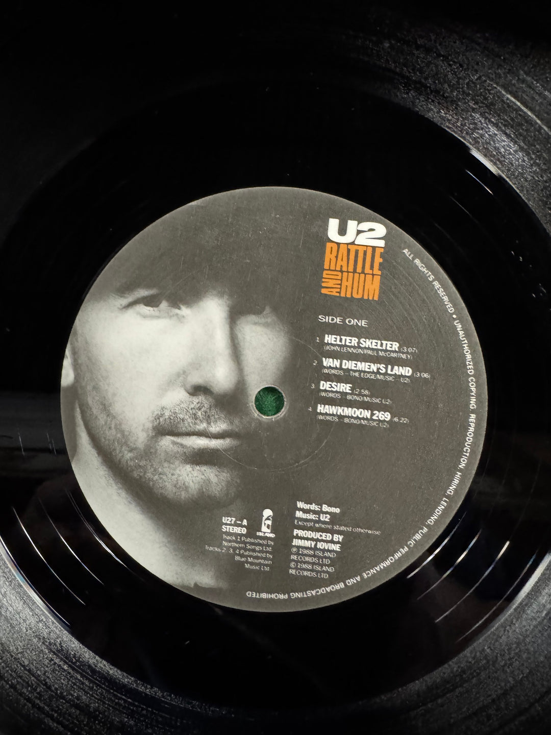 U2 Rattle And Hum Vinyl Album - Think Vintage