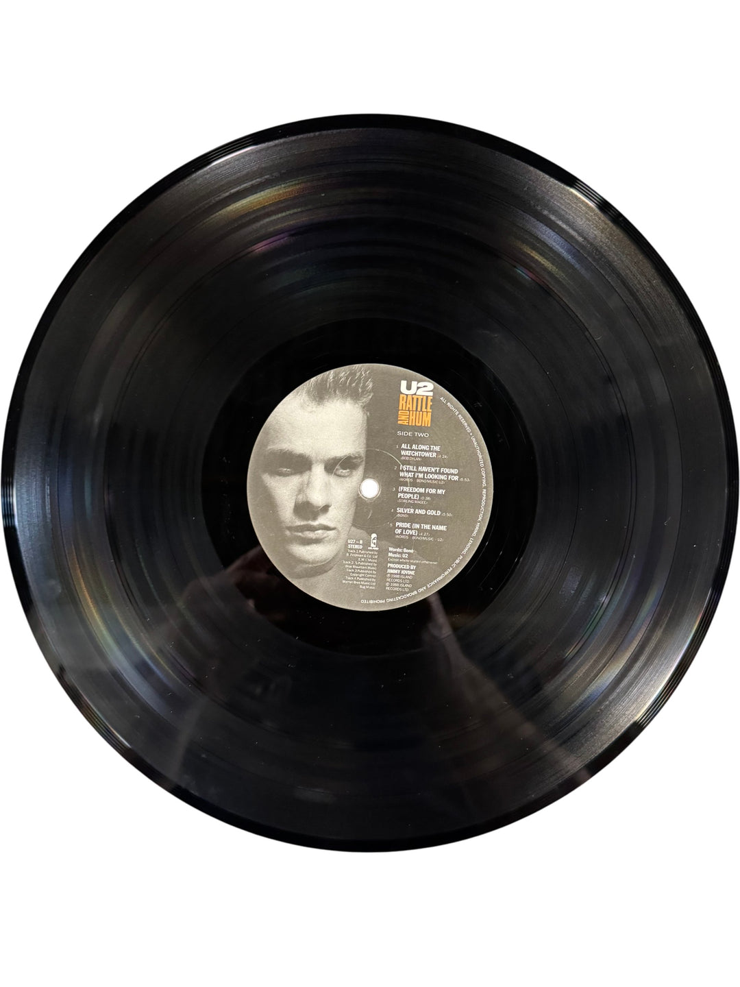 U2 Rattle And Hum Vinyl Album - Think Vintage