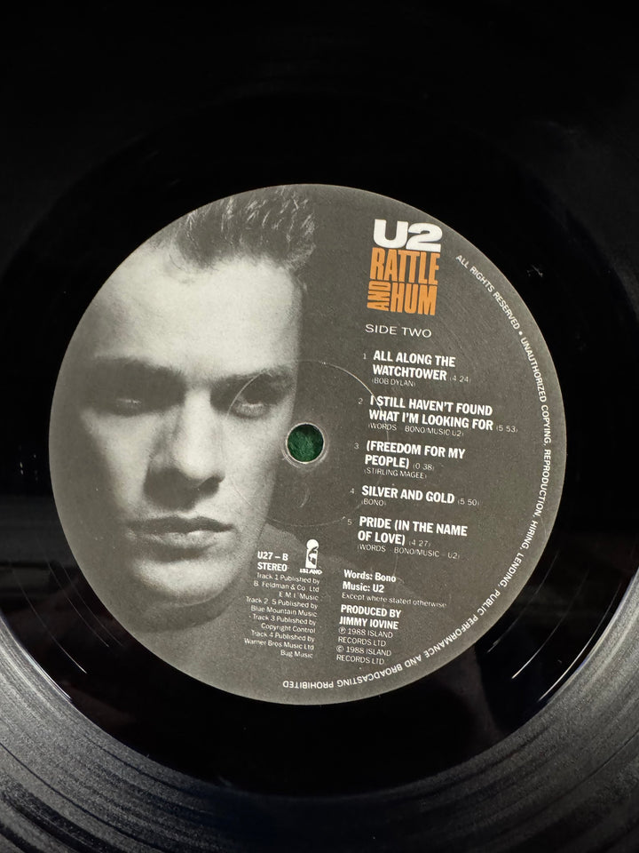 U2 Rattle And Hum Vinyl Album - Think Vintage
