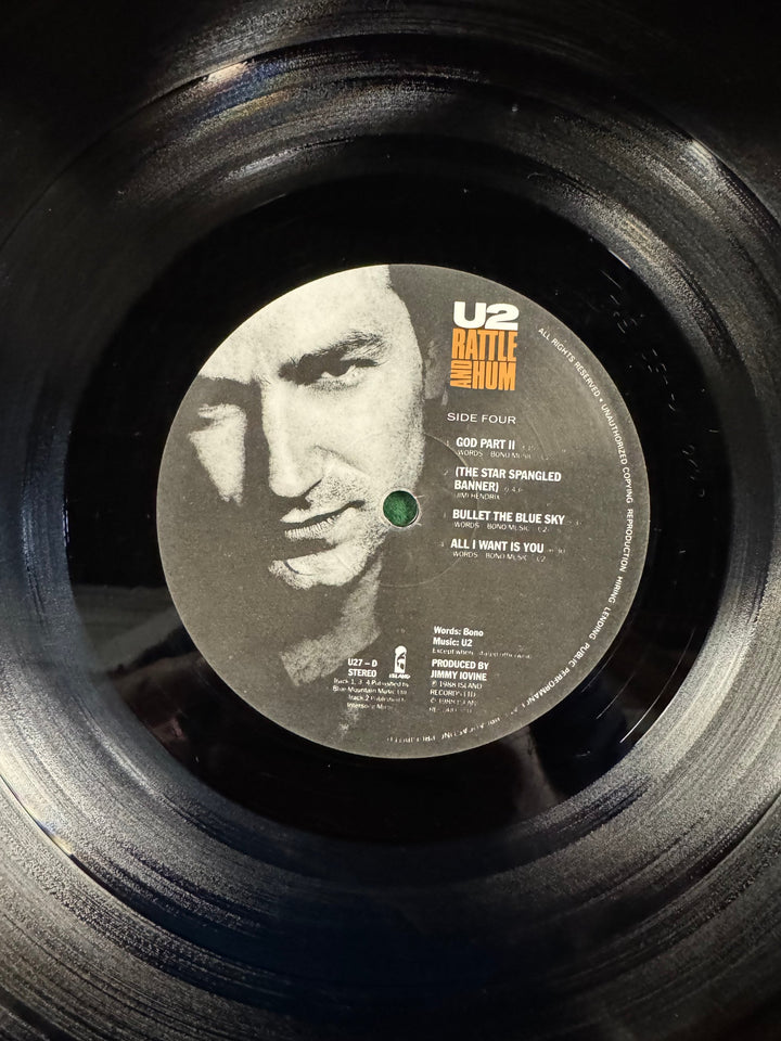 U2 Rattle And Hum Vinyl Album - Think Vintage