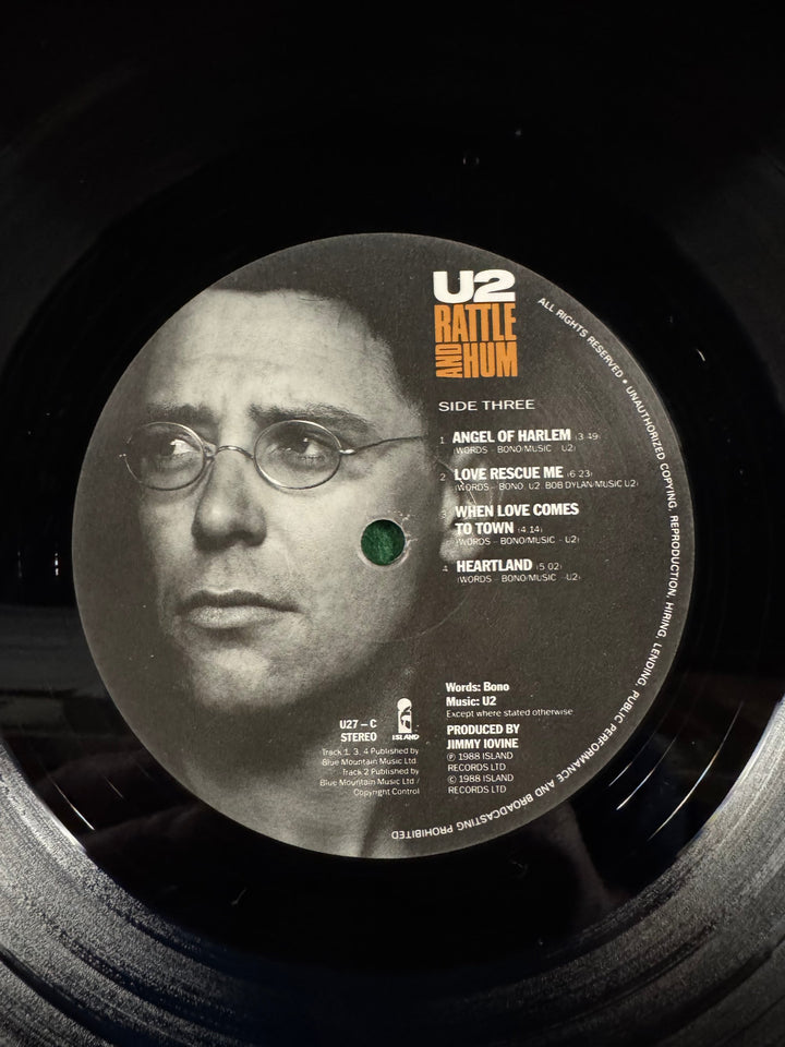 U2 Rattle And Hum Vinyl Album - Think Vintage
