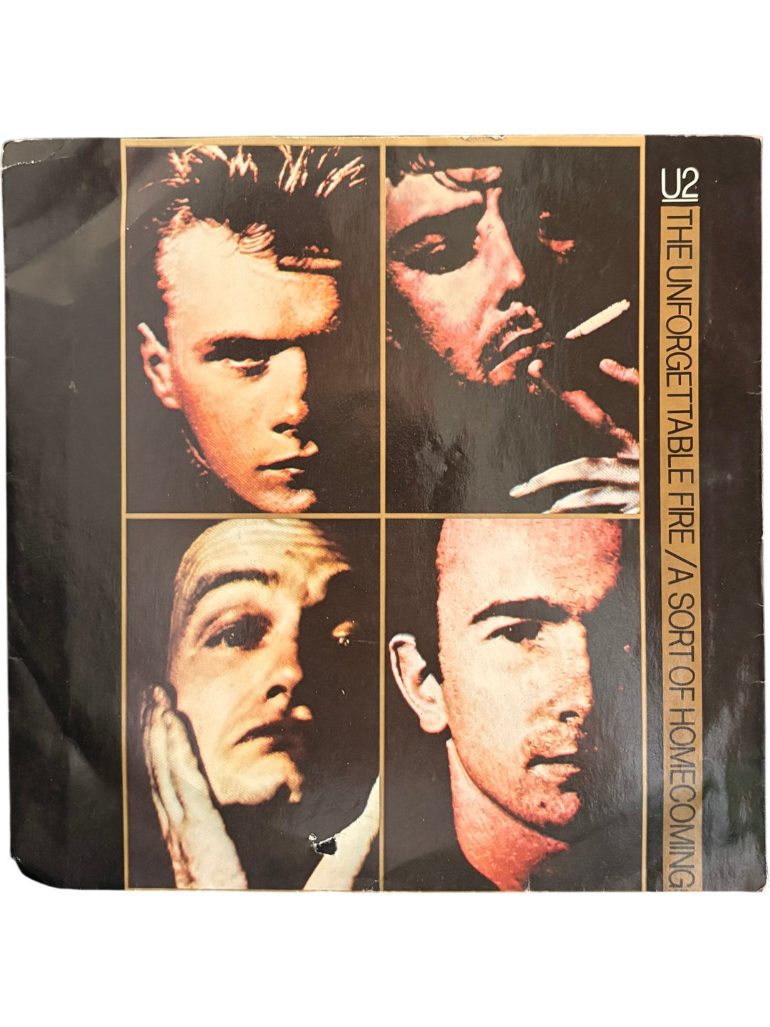 U2 The Unforgettable Fire Vinyl Record - Fair - Think Vintage ltd